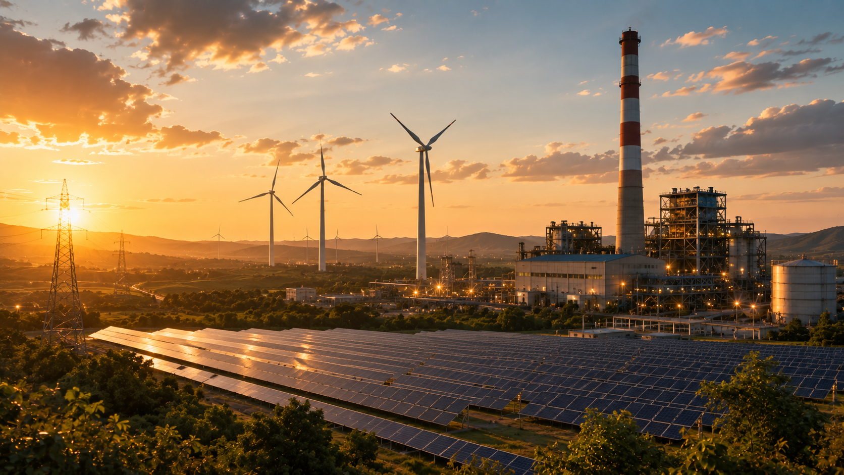 Energy generation assets including thermal and renewables